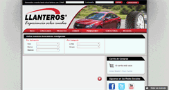 Desktop Screenshot of llanteros.com